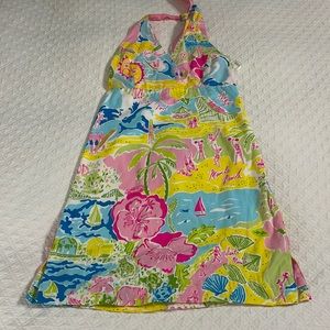 Lilly Pulitzer Lillywood Muscle Beach California collectible girls dress sz 12